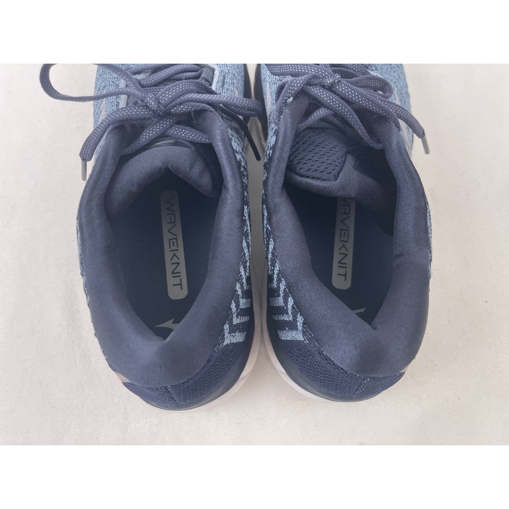Mizuno Wave Sky WAVEKNIT 3 Women 10 Blue Excellent Running Shoes J1GD195709 - Picture 7 of 12